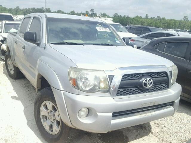 3TMLU4ENXBM077049 - 2011 TOYOTA TACOMA DOU SILVER photo 1