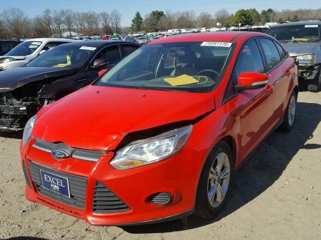 1FADP3F27DL136174 - 2013 FORD FOCUS SE RED photo 2