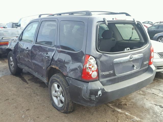 4F2YZ92Z15KM60952 - 2005 MAZDA TRIBUTE I BLUE photo 3