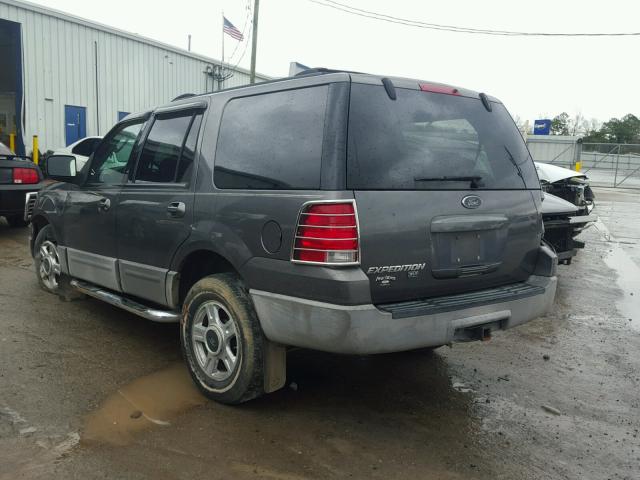 1FMRU15W63LA25630 - 2003 FORD EXPEDITION GRAY photo 3