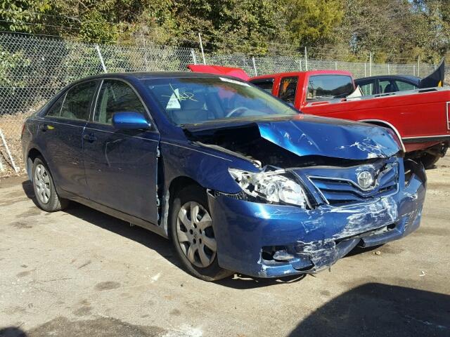 4T1BF3EK5BU763660 - 2011 TOYOTA CAMRY BASE BLUE photo 1