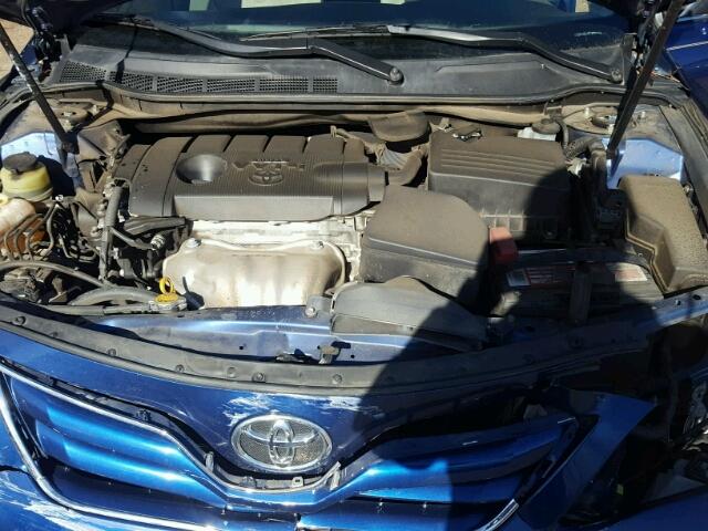 4T1BF3EK5BU763660 - 2011 TOYOTA CAMRY BASE BLUE photo 7