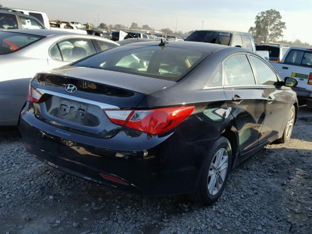 5NPEB4AC9CH389793 - 2012 HYUNDAI SONATA GLS BLACK photo 4