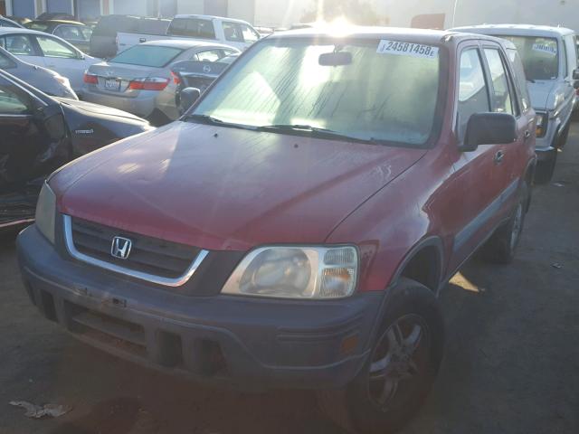 JHLRD1853VC031107 - 1997 HONDA CR-V LX RED photo 2