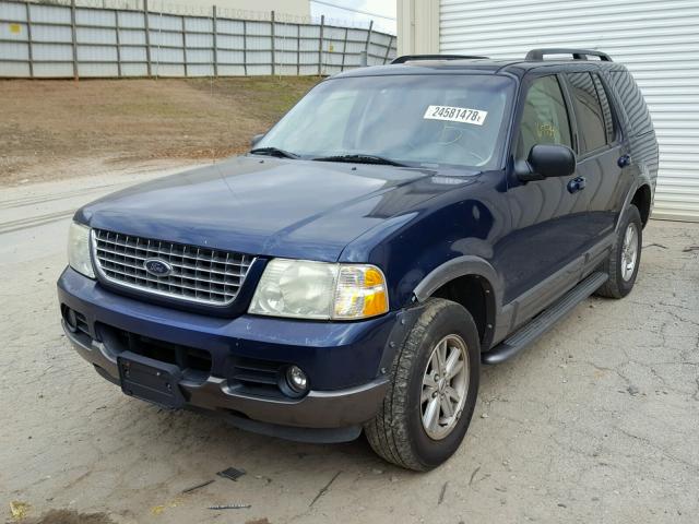 1FMDU63K34ZA34355 - 2004 FORD EXPLORER X BLUE photo 2