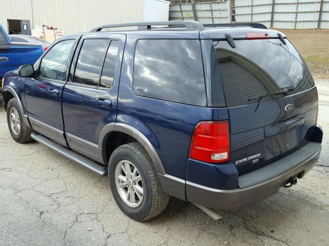 1FMDU63K34ZA34355 - 2004 FORD EXPLORER X BLUE photo 3