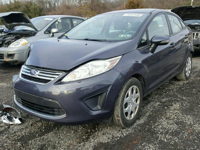 3FADP4BJ3DM174146 - 2013 FORD FIESTA SE BLUE photo 2