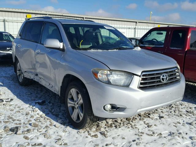 JTEES43A492134552 - 2009 TOYOTA HIGHLANDER SILVER photo 1