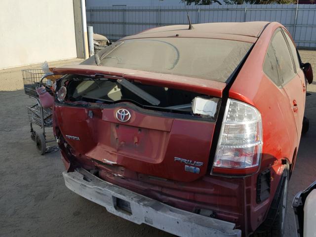 JTDKB20U777608102 - 2007 TOYOTA PRIUS RED photo 4