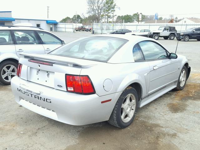 1FAFP40614F215333 - 2004 FORD MUSTANG SILVER photo 4