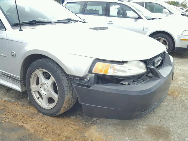 1FAFP40614F215333 - 2004 FORD MUSTANG SILVER photo 9