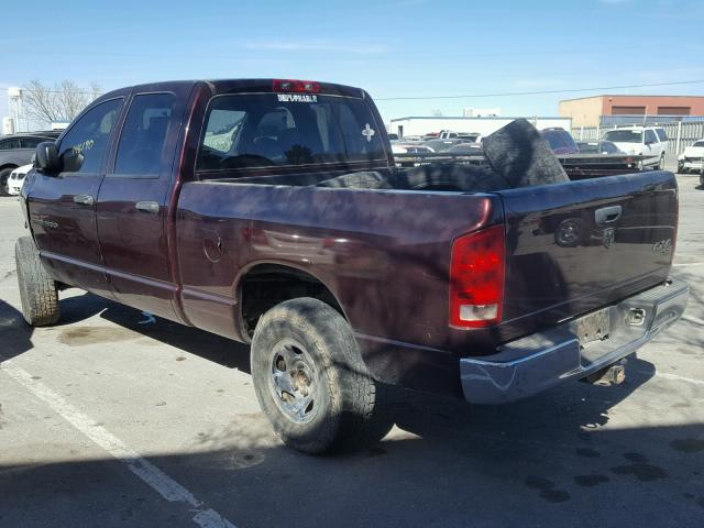 1D7HU18D65J622954 - 2005 DODGE RAM 1500 S PURPLE photo 3