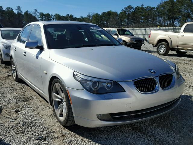 WBANU53568CT09896 - 2008 BMW 528 I SILVER photo 1