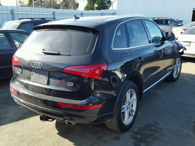 WA1CMAFP5EA055129 - 2014 AUDI Q5 TDI BLACK photo 4