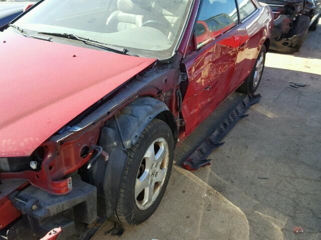 1HGCG2252YA039130 - 2000 HONDA ACCORD EX RED photo 9