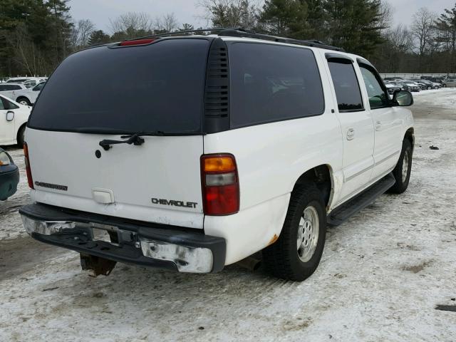 3GNFK16T01G247910 - 2001 CHEVROLET SUBURBAN K WHITE photo 4