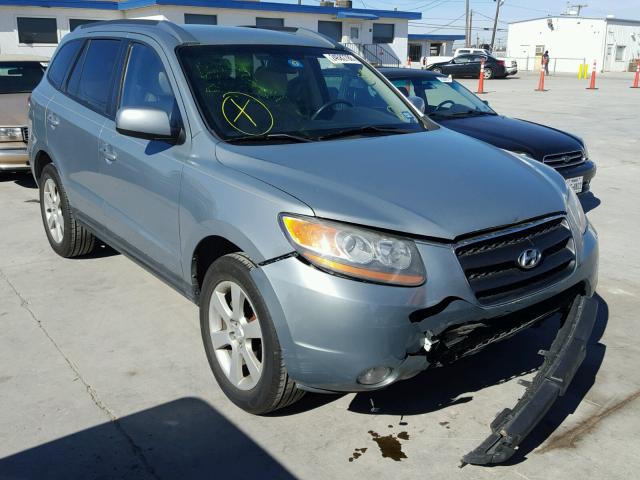 5NMSH13E68H143237 - 2008 HYUNDAI SANTA FE S BLUE photo 1