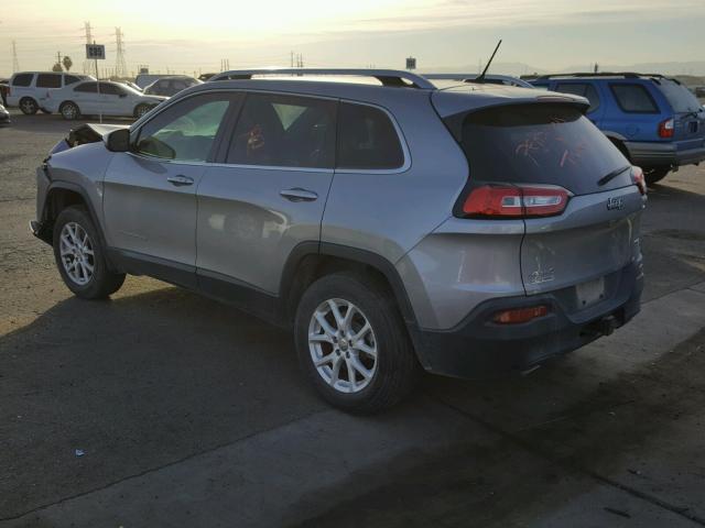 1C4PJMCS7EW246225 - 2014 JEEP CHEROKEE L SILVER photo 3