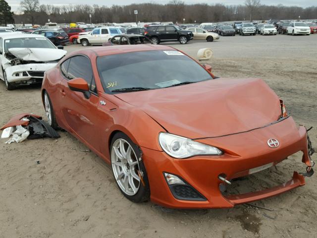 JF1ZNAA13D2719913 - 2013 TOYOTA SCION FR-S ORANGE photo 1