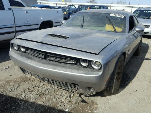 2C3CDZDJ3GH264767 - 2016 DODGE CHALLENGER GRAY photo 2