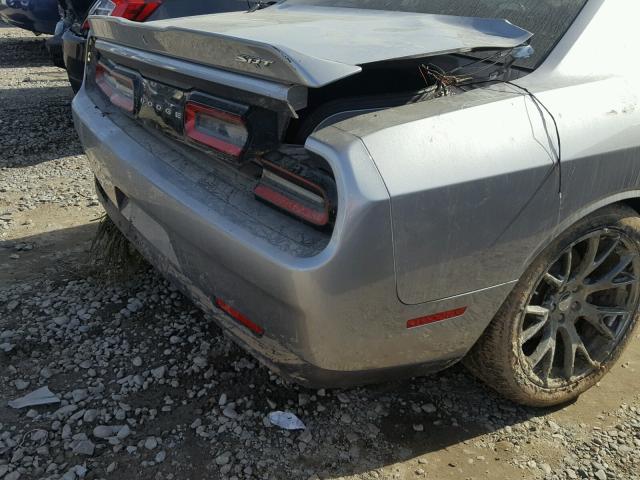 2C3CDZDJ3GH264767 - 2016 DODGE CHALLENGER GRAY photo 9