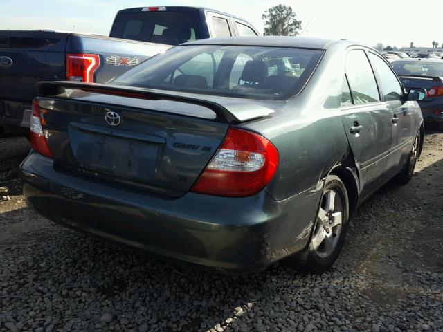 4T1BF30K93U556486 - 2003 TOYOTA CAMRY LE GREEN photo 4