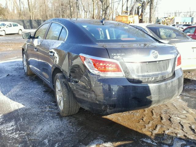 1G4GC5ED2BF264167 - 2011 BUICK LACROSSE C BLACK photo 3