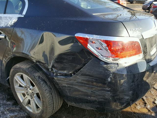 1G4GC5ED2BF264167 - 2011 BUICK LACROSSE C BLACK photo 9