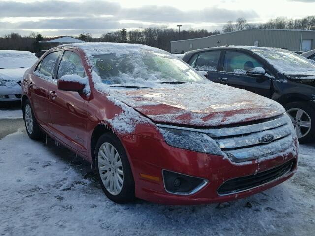 3FADP0L3XBR205420 - 2011 FORD FUSION HYB RED photo 1