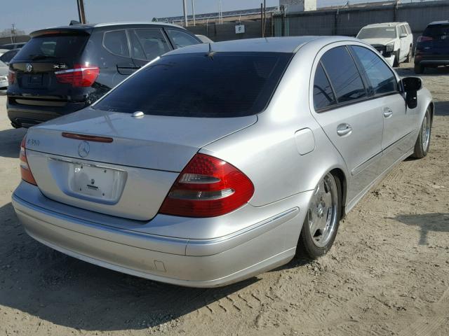 WDBUF56J86A793403 - 2006 MERCEDES-BENZ E 350 SILVER photo 4