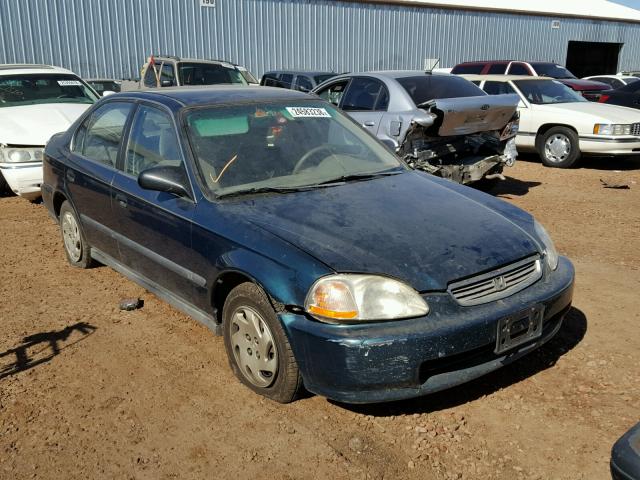 1HGEJ6503TL030838 - 1996 HONDA CIVIC LX GREEN photo 1