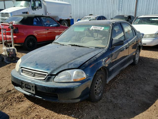 1HGEJ6503TL030838 - 1996 HONDA CIVIC LX GREEN photo 2