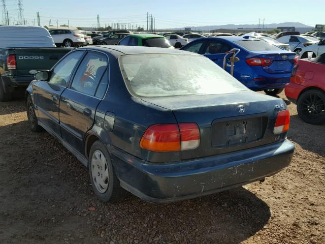 1HGEJ6503TL030838 - 1996 HONDA CIVIC LX GREEN photo 3