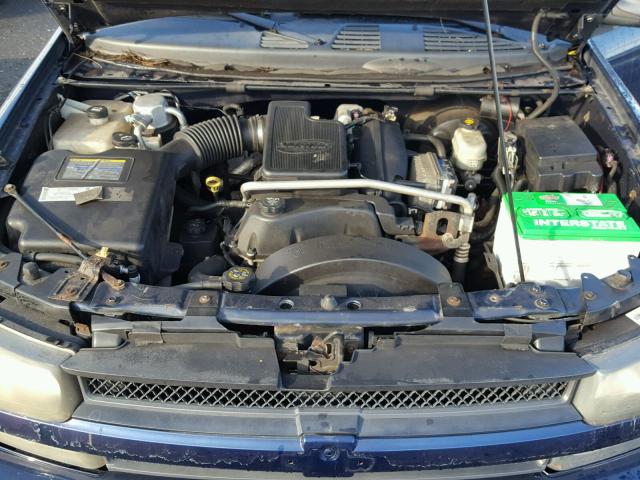 1GNET16S936145087 - 2003 CHEVROLET TRAILBLAZE BLUE photo 7