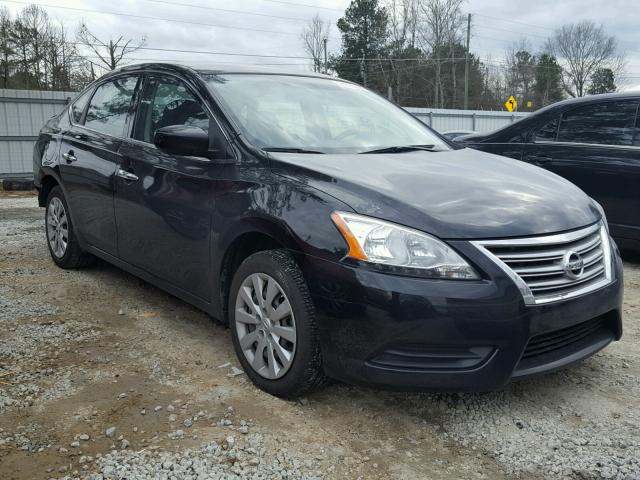 3N1AB7AP9EY221311 - 2014 NISSAN SENTRA S BLACK photo 1