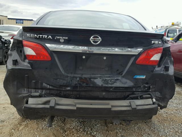 3N1AB7AP9EY221311 - 2014 NISSAN SENTRA S BLACK photo 9