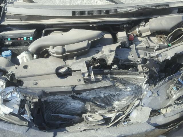 5FNRL5H48FB013513 - 2015 HONDA ODYSSEY EX BLUE photo 7