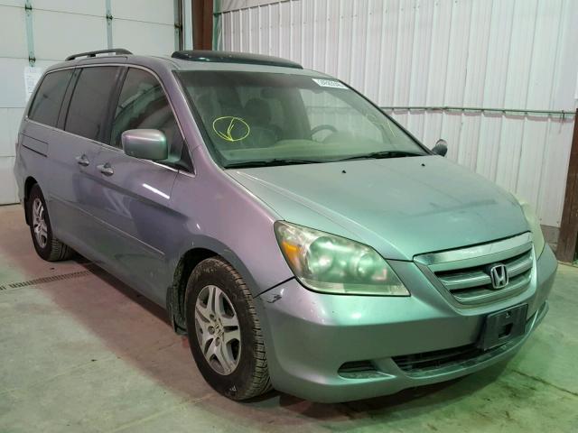 5FNRL38727B015077 - 2007 HONDA ODYSSEY EX GRAY photo 1