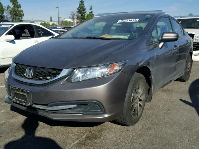 19XFB2F82EE264106 - 2014 HONDA CIVIC EX CHARCOAL photo 2