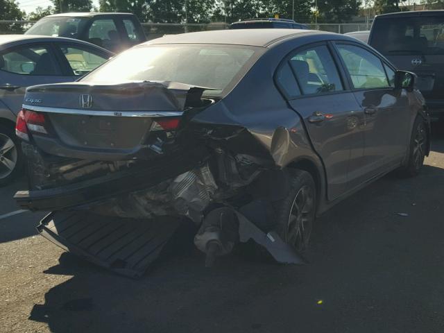 19XFB2F82EE264106 - 2014 HONDA CIVIC EX გრაფიტი ფოტო 4