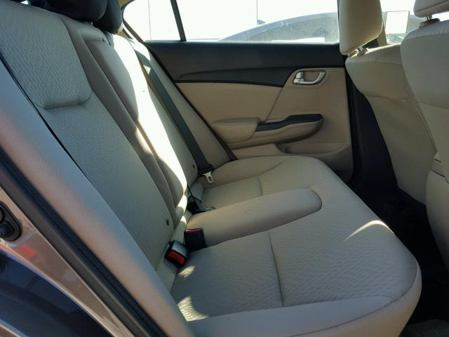 19XFB2F82EE264106 - 2014 HONDA CIVIC EX გრაფიტი ფოტო 6