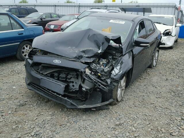 1FADP3F23FL369407 - 2015 FORD FOCUS SE BLACK photo 2