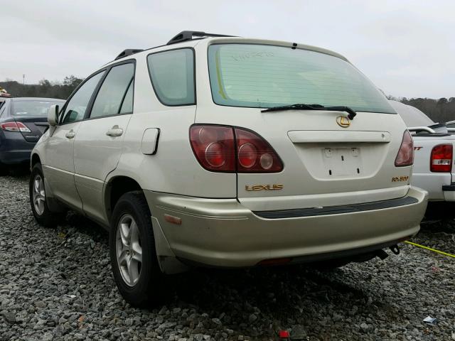 JT6GF10U1Y0052570 - 2000 LEXUS RX300 WHITE photo 3