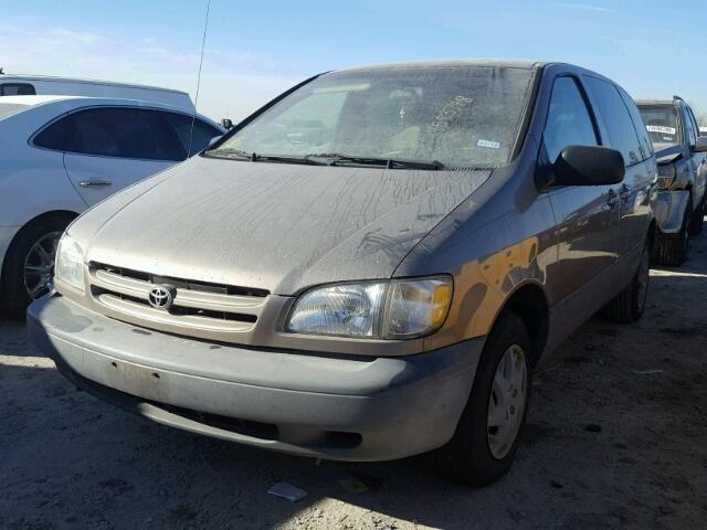 4T3ZF13C3WU039266 - 1998 TOYOTA SIENNA LE TAN photo 2