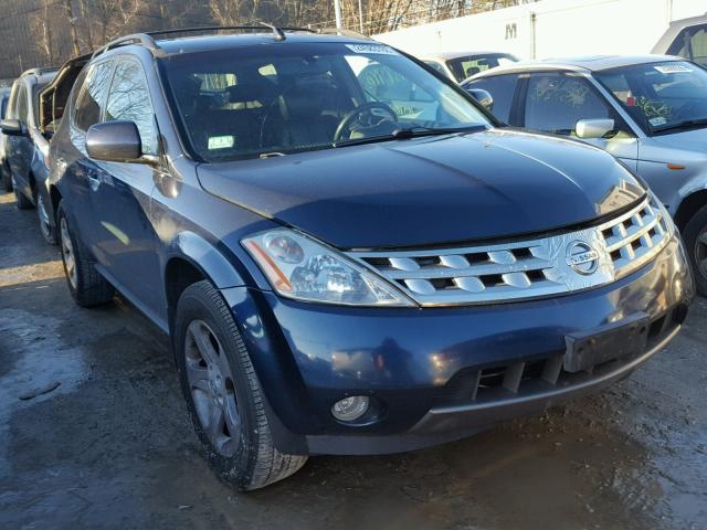 JN8AZ08WX4W336619 - 2004 NISSAN MURANO SL BLUE photo 1