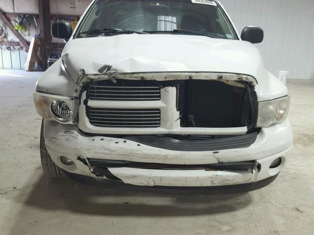 1D7HA18Z72J196675 - 2002 DODGE RAM 1500 WHITE photo 9