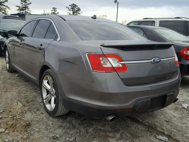 1FAHP2KT4BG124936 - 2011 FORD TAURUS SHO GRAY photo 3