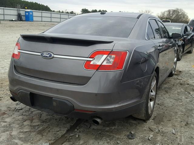 1FAHP2KT4BG124936 - 2011 FORD TAURUS SHO GRAY photo 4