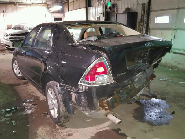 3FAFP07176R126147 - 2006 FORD FUSION SE BLACK photo 3