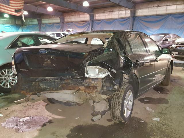 3FAFP07176R126147 - 2006 FORD FUSION SE BLACK photo 4